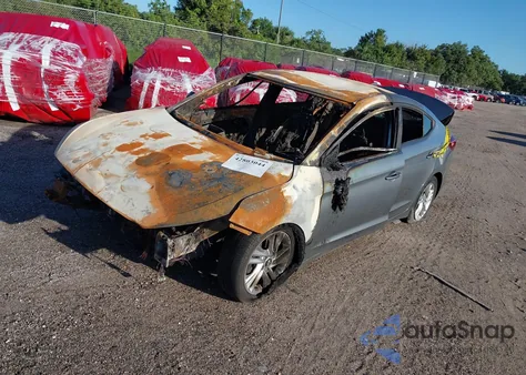 2019 Hyundai Elantra Sel из США, поврежденный, VIN KMHD84LF9KU750599